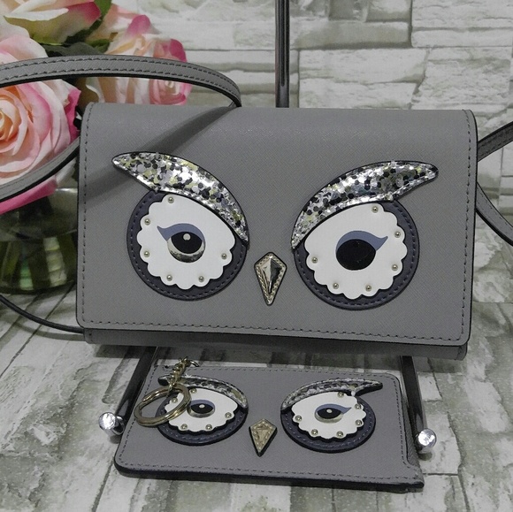kate spade Handbags - Kate Spade Summer Owl Crossbody & Wallet Set